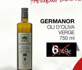 Plusfresc Germanor Oli D'oliva Verge 750ml oferta