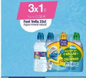 Plusfresc Font Vella 33cl Aigua Mineral Natural oferta