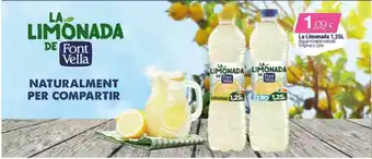 Plusfresc La Limonada Aigua Mineral Natural Original O Zero 1.25l oferta