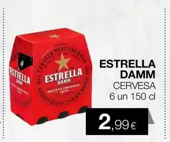 Plusfresc Esterlla Damm Cervesa 6un 150cl oferta