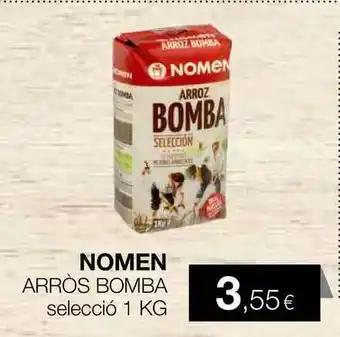 Plusfresc Nomen Arròs Bomba Selecció 1kg oferta