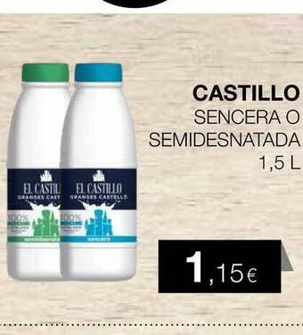Plusfresc Castillo Sencera O Semidesnatada 1,5L oferta