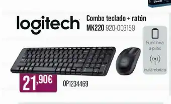 MR Micro Logiteck Combo Teclado + Ratón Mk220 oferta