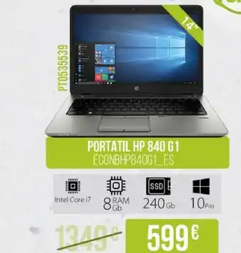 MR Micro Portatil Hp 840 G1 oferta