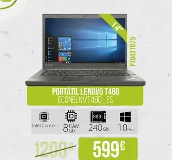 MR Micro Portátil Lenovo T460 oferta