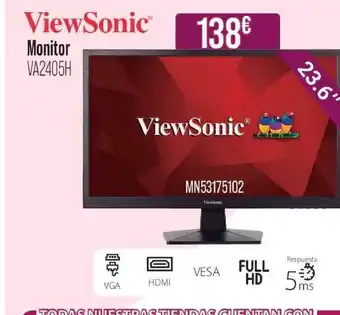 MR Micro Viewsonic Monitor Va2405h oferta