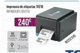 MR Micro Impresora De Etiquetas Te210 oferta