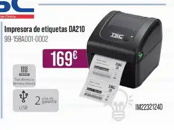 MR Micro Impresora De Etiquetas De210 oferta