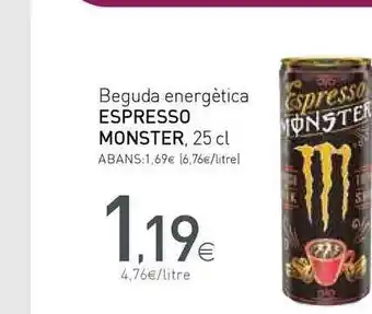 Condis Espresso Monster Beguda Energètica 25cl oferta