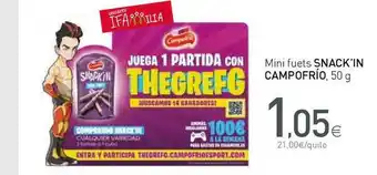 Condis Snack'in Campofrío Mini Fuets 50g oferta