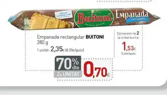 Condis Buitoni Empanada Rectangular 280g oferta