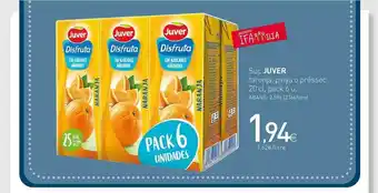 Condis Juver Suc Taronja Pinya O Préssec 20cl pack 6u oferta
