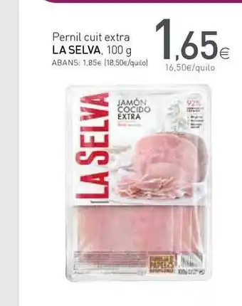 Condis La Selva Pernil Cuit Extra 100g oferta
