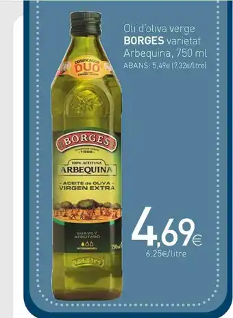 Condis Oli D'oliva Verge Borges Varietat Arbequina 750 ml oferta