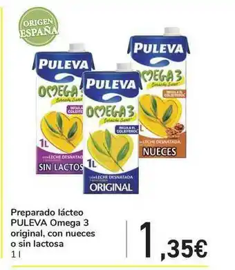 Carrefour Preparado Lácteo Puleva Omega 3 Original Con Nueces O Sin Lactosa 1 L oferta