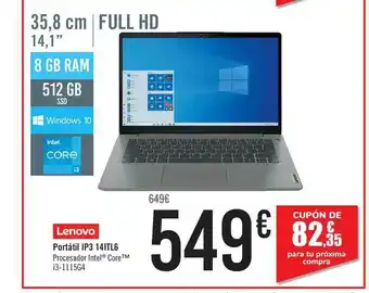 Carrefour Lenovo Portátil Ip3 14itl69 oferta