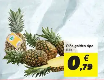 Carrefour Piña Golden Ripe el kg oferta