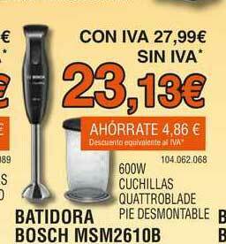 Expert Batidora Bosch Msm2610b oferta