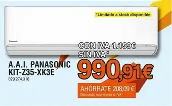 Expert A.a.i. Panasonic Kit-z35-xk3e oferta