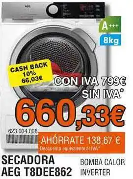 Expert Secadora Aeg T8dee862 oferta