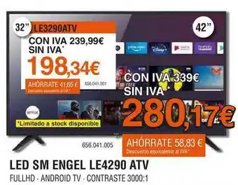 Expert Led Sm Engel Le4290 Atv oferta