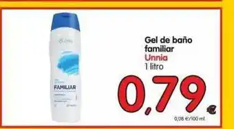 Alimerka Gel De Baño Familiar Unnia oferta