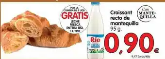 Alimerka Croissant Recto De Mantequilla 95 g oferta