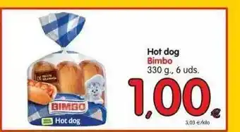 Alimerka Hot Dog Bimbo 330 g oferta