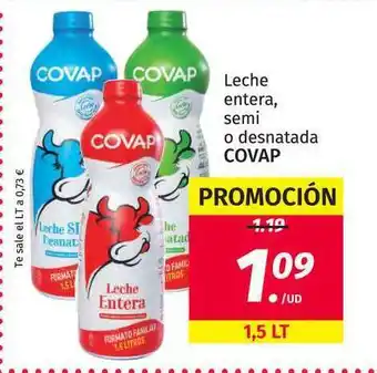 Maskom Supermercados Leche Entera, Semi O Desnatada Covap oferta