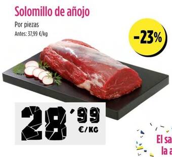 AhorraMas Solomillo de añojo oferta