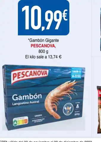 Minymas *Gambón Gigante PESCANOVA, oferta