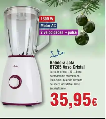 FROIZ Batidora Jata BT265 Vaso Cristal oferta