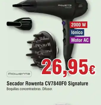 FROIZ Secador Rowenta CV7840F0 Signature oferta