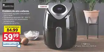 Lidl Freidora de aire caliente oferta