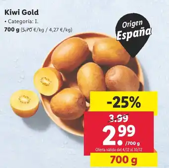 Lidl Kiwi Gold oferta