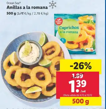Lidl Anillas a la romana oferta