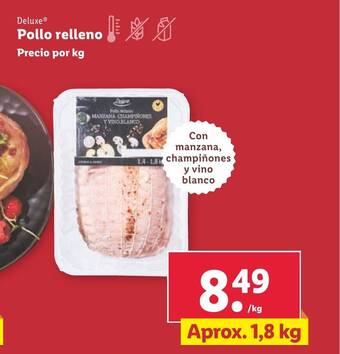 Lidl Pollo relleno oferta