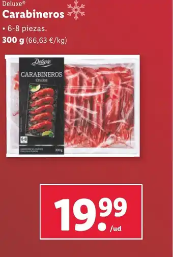 Lidl Deluxe® Carabineros oferta