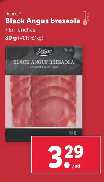 Lidl Deluxe® Black Angus bresaola oferta