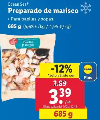 Lidl Ocean SeaⓇ Preparado de marisco oferta