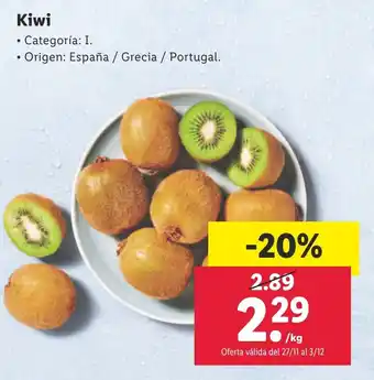 Lidl Kiwi oferta