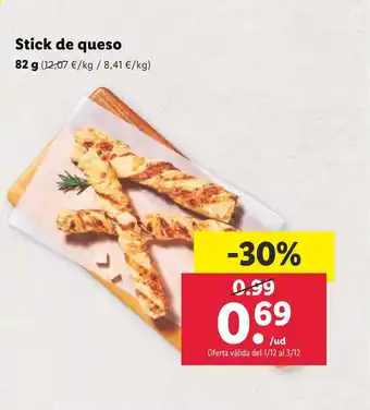 Lidl Stick de queso oferta