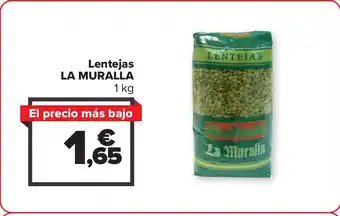 Carrefour Lentejas LA MURALLA oferta