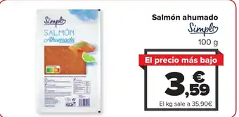 Carrefour Salmón ahumado oferta