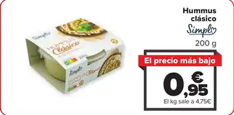 Carrefour Hummus clásico oferta