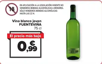 Carrefour Vino blanco joven FUENTEVIÑA oferta