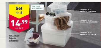 ALDI Home Creation® Cajas De Almacenaje oferta