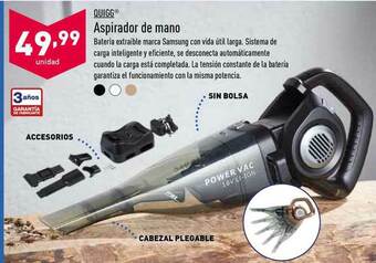 ALDI Quigg® Aspirador De Mano oferta