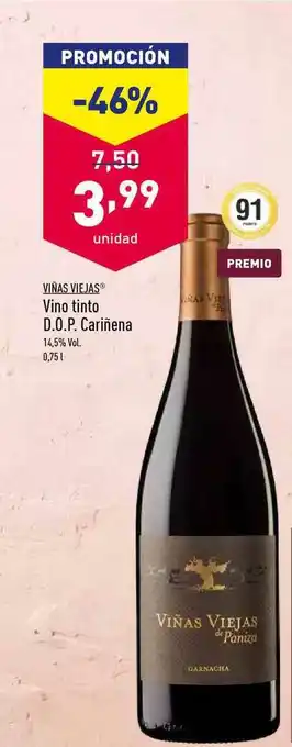ALDI Viñas Viejas® Vino Tinto D.O.P. Cariñena oferta