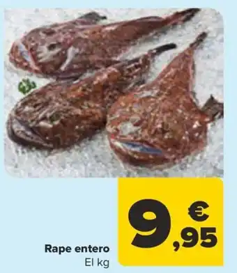 Carrefour Rape entero El kg oferta
